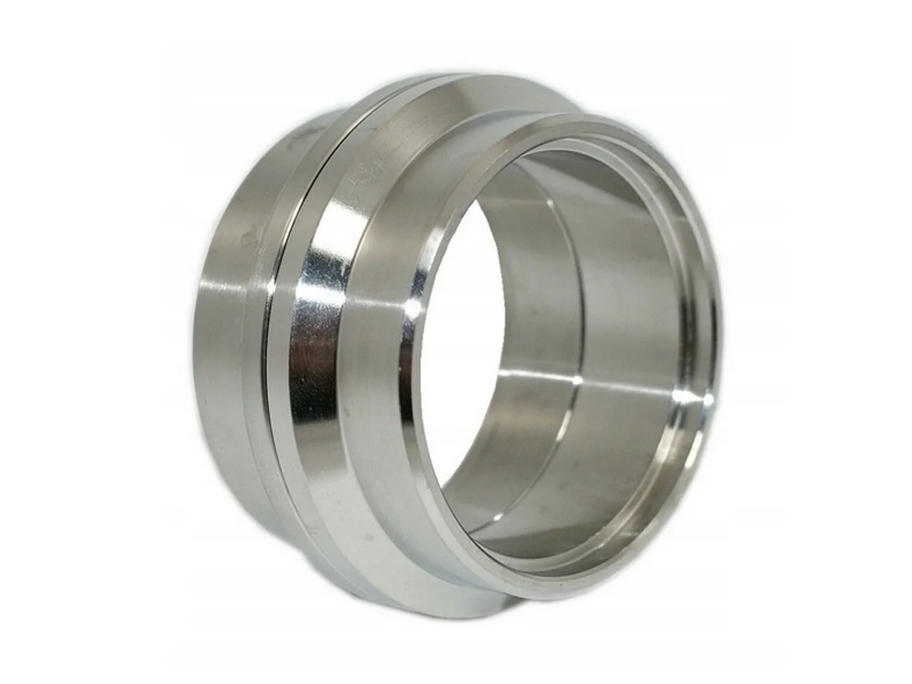 OBEJMA OPASKA V-BAND 2.5" 63mm z flanszą centrującą do rur wydechu — ujęcie 2
