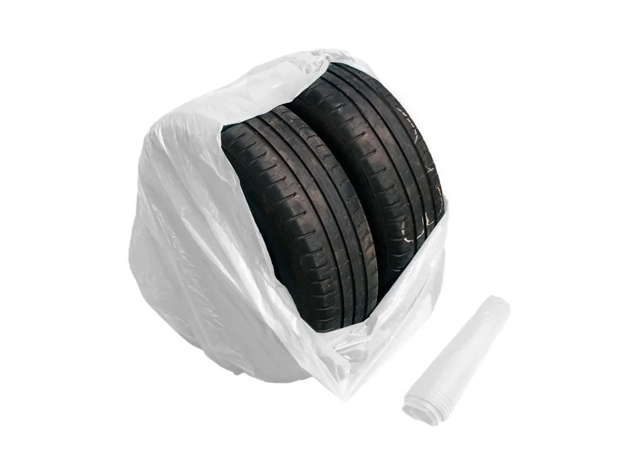 Worki na koła / opony LDPE 100x100 BIAŁE (20szt.) — ujęcie 2