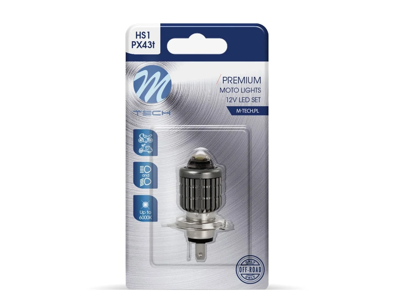 Żarówka LED M-Tech Premium HS1 12V 3570SMD LED (1szt.) — ujęcie 2