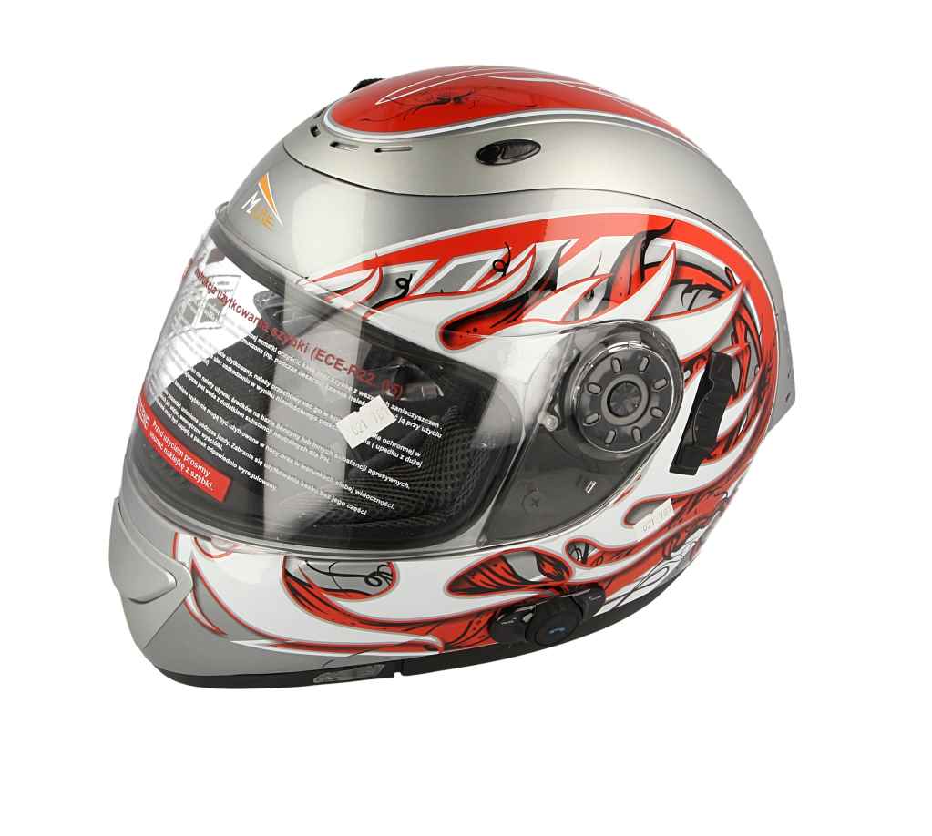 Kask motocyklowy VCAN V170B Grey CH-R – XS — ujęcie 5