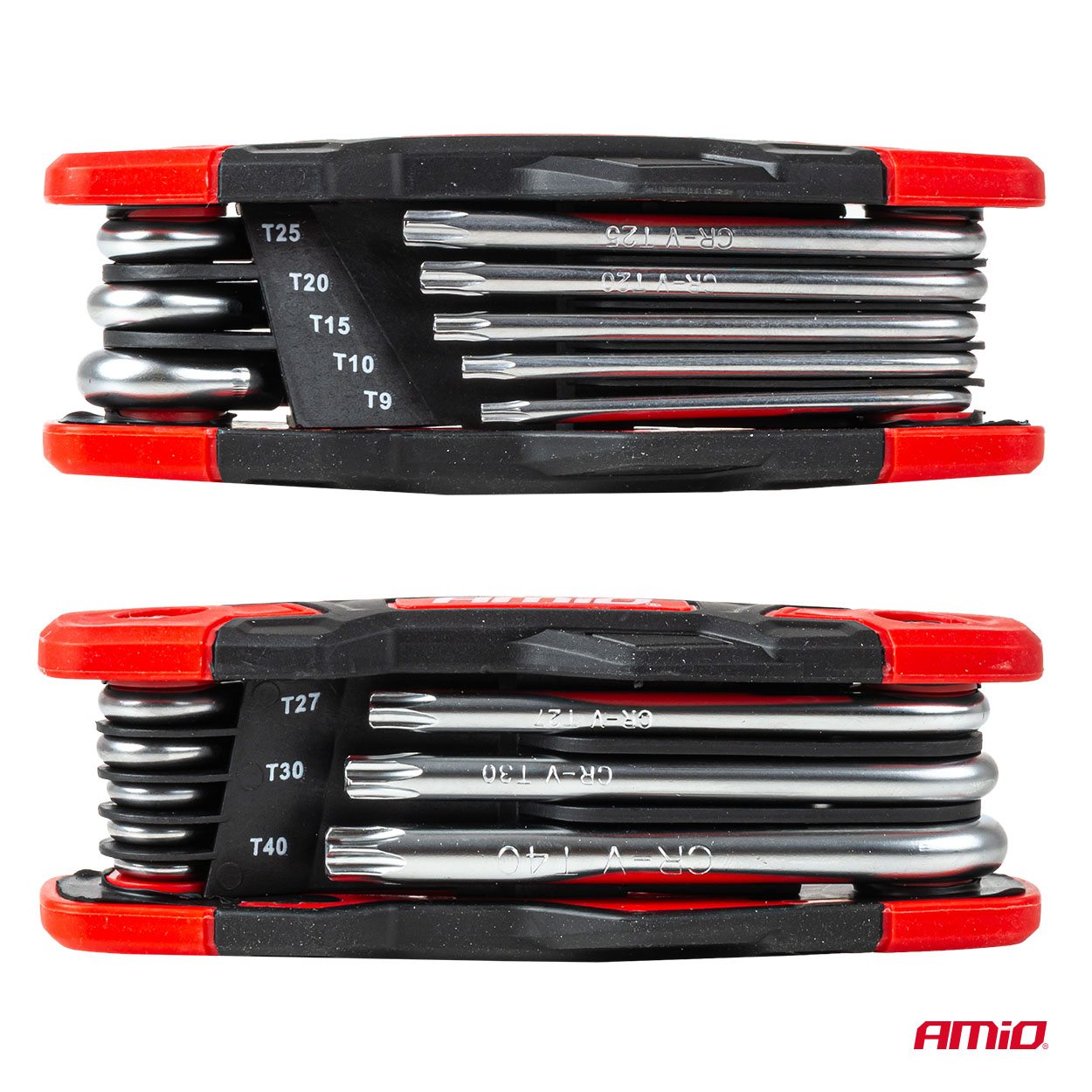 Klucze TORX składane 8 szt. CRV — ujęcie 4