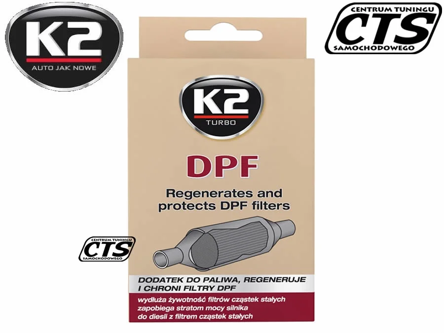 K2 DPF dodatek do paliwa 50ml regeneruje i chroni filtry DPF