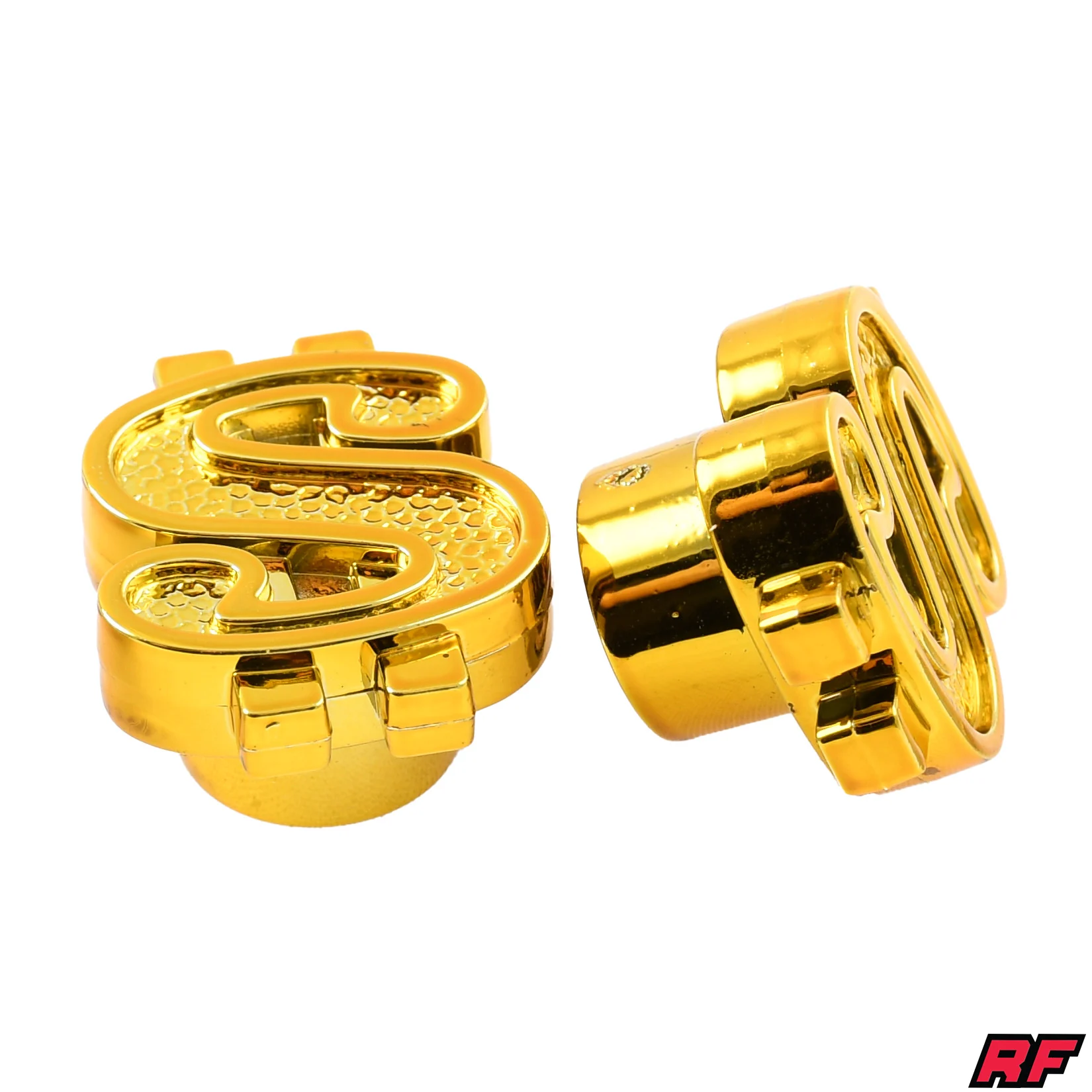 Nakrętka wentyla Racing Force dollar złota 2szt — ujęcie 1