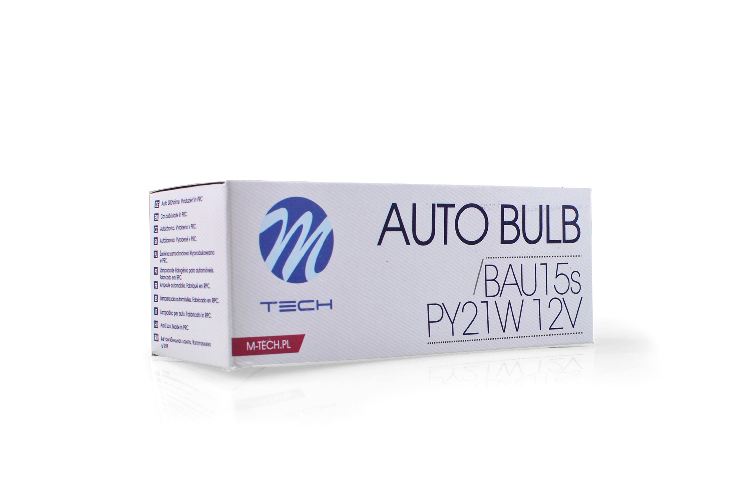 Żarówka pomoc.12V 21 W PY21W M-Tech, 10 szt. Z36 — ujęcie 5