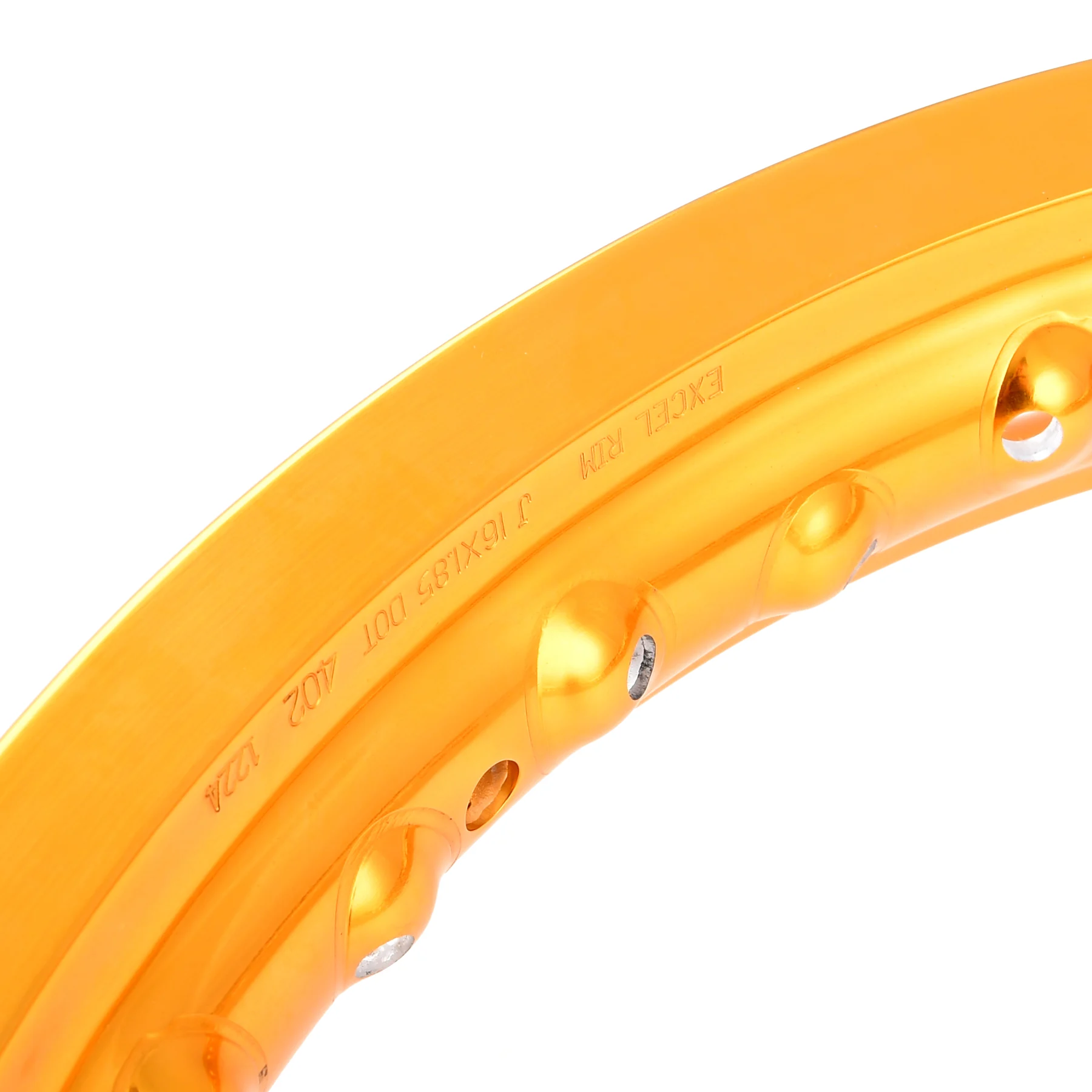Obręcz koła Simson MZ ETZ 1,85 × 16 aluminiowa złota wzmocniona Excel Rim — ujęcie 3