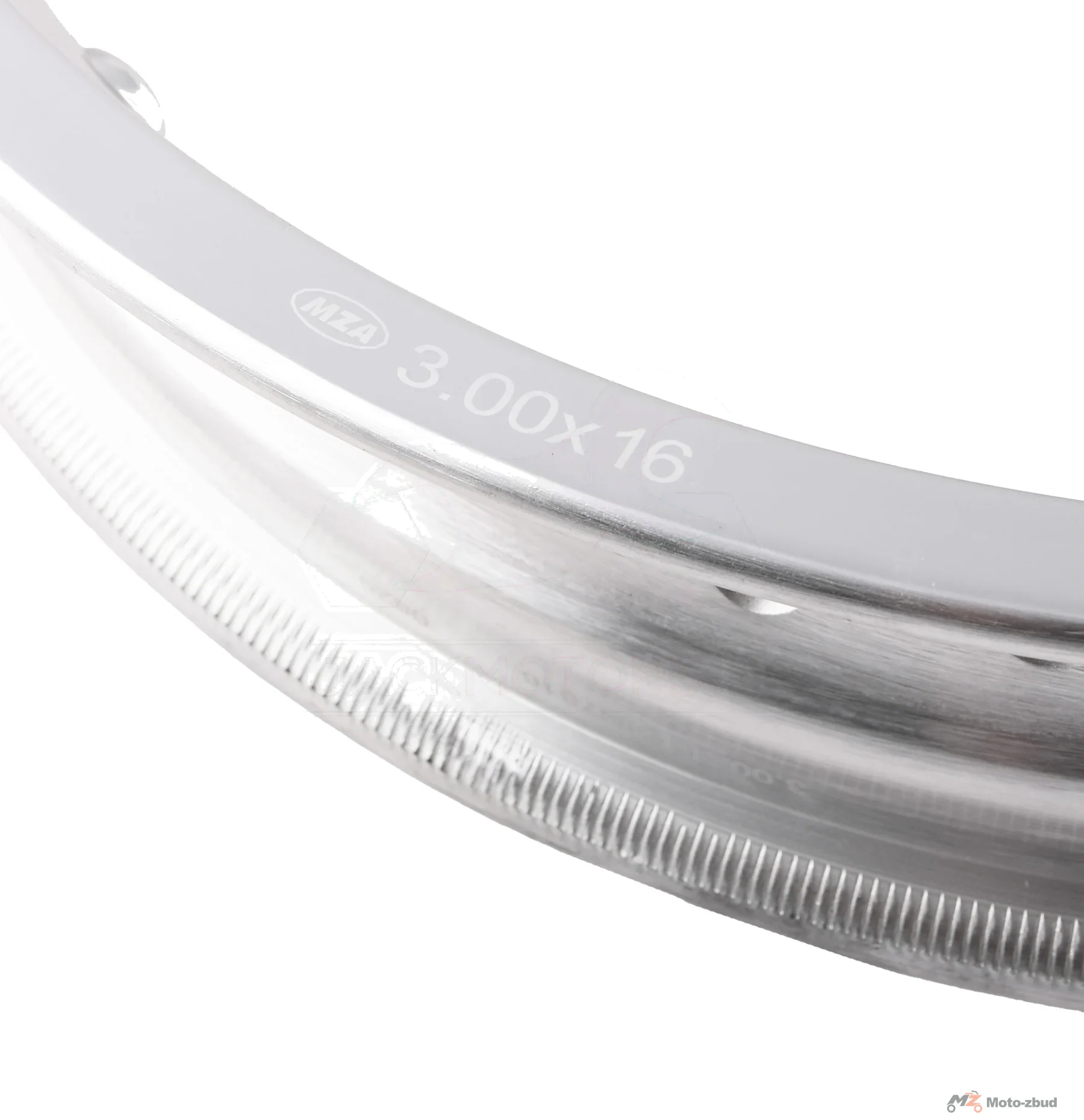 Obręcz koła Simson MZ ETZ 3,00 × 16 aluminiowa srebrna MZA — ujęcie 2