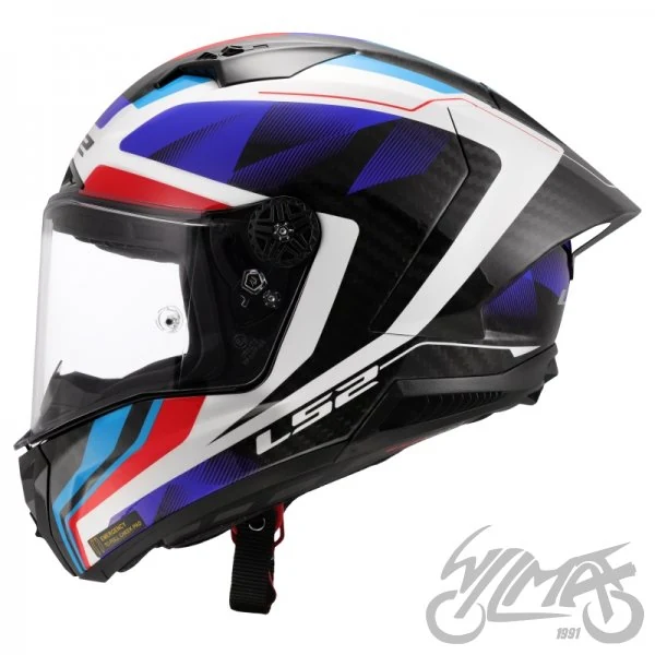 Kask LS2 FF805 Thunder GP Aero Raute Blu.Red — S — ujęcie 2