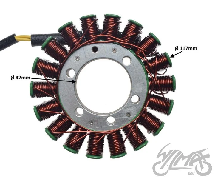 Stator 18 cewek do Polaris msx 110 150 2004 — ujęcie 2