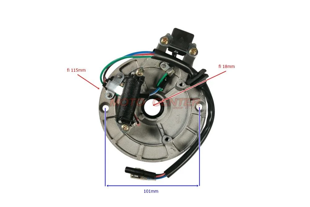 Stator 1 cewka YX140 — ujęcie 2