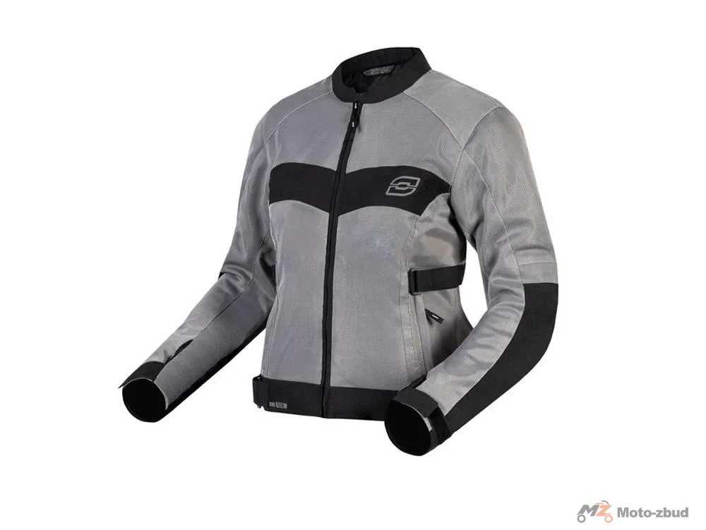 Kurtka motocyklowa Tekstylna Ozone Dart Lady silver/black rozmiar XL