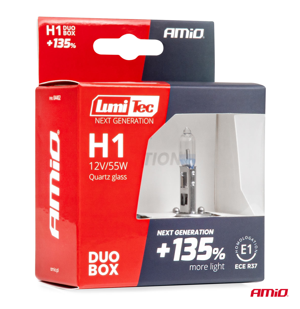 Żarówki halogenowe H1 12 V 55 W LumiTec NEXT GENERATION +135% DUO — ujęcie 5