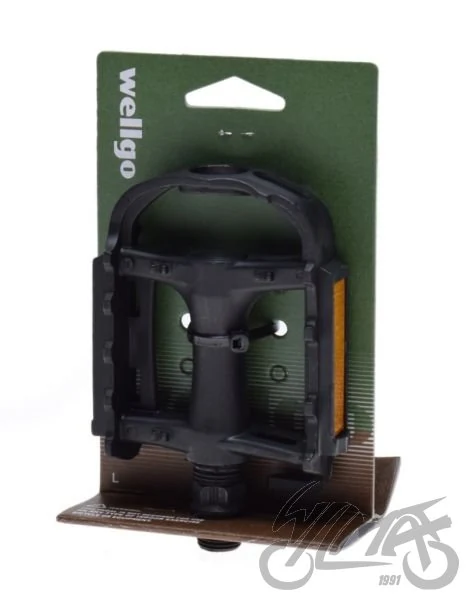 Pedały rowerowe Wellgo platformowe — AWR0066, para — ujęcie 2