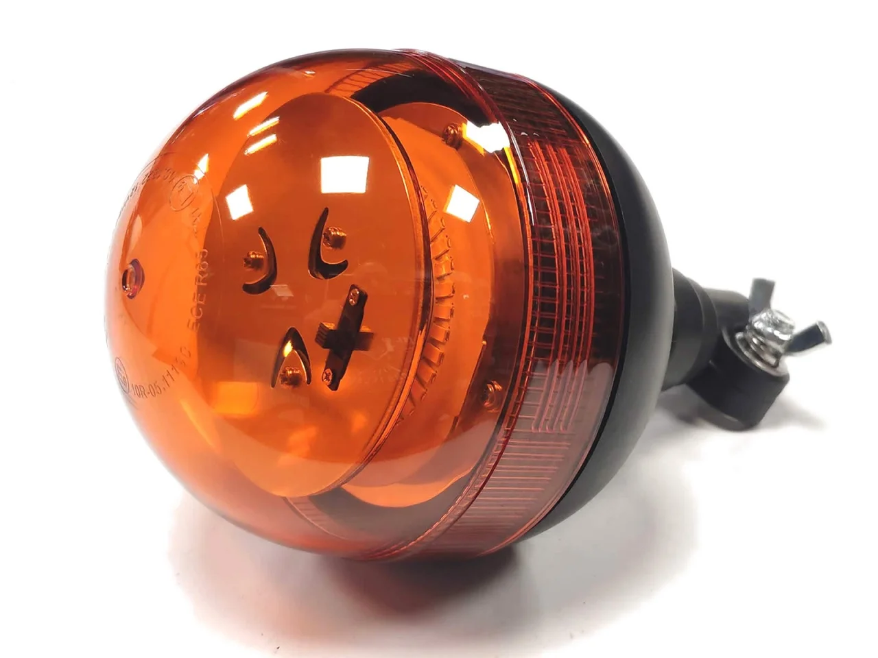 Lampa ostrzegawcza 12/24V pomarańczowa 39 LED ECE R10 na trzpień — ujęcie 5