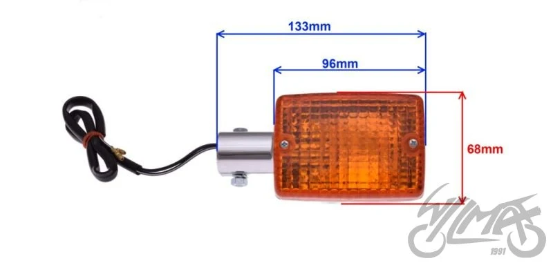 Kierunkowskaz duży do Yamahy XJ1100 / XJ900 / XJ400 — AL1554 — ujęcie 2