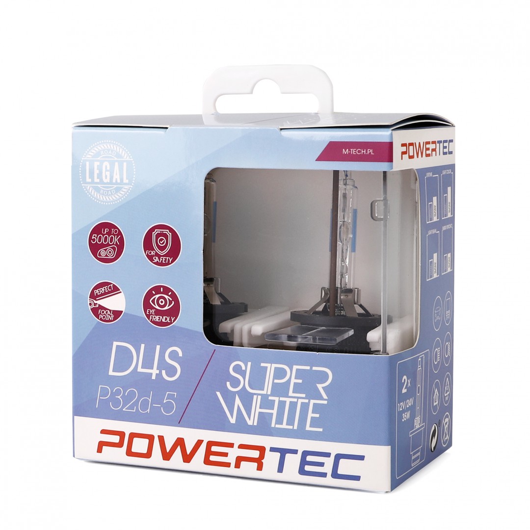 Żarówka xenon D4S 35 W 4300K/S. White, 2 szt. M-Tech PTZSWD4S-DUO — ujęcie 3