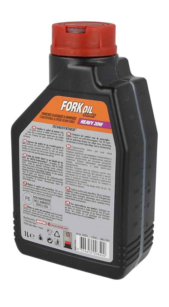 Olej do teleskopów 20 W MOTUL fork oil expert heavy 1 l — ujęcie 16