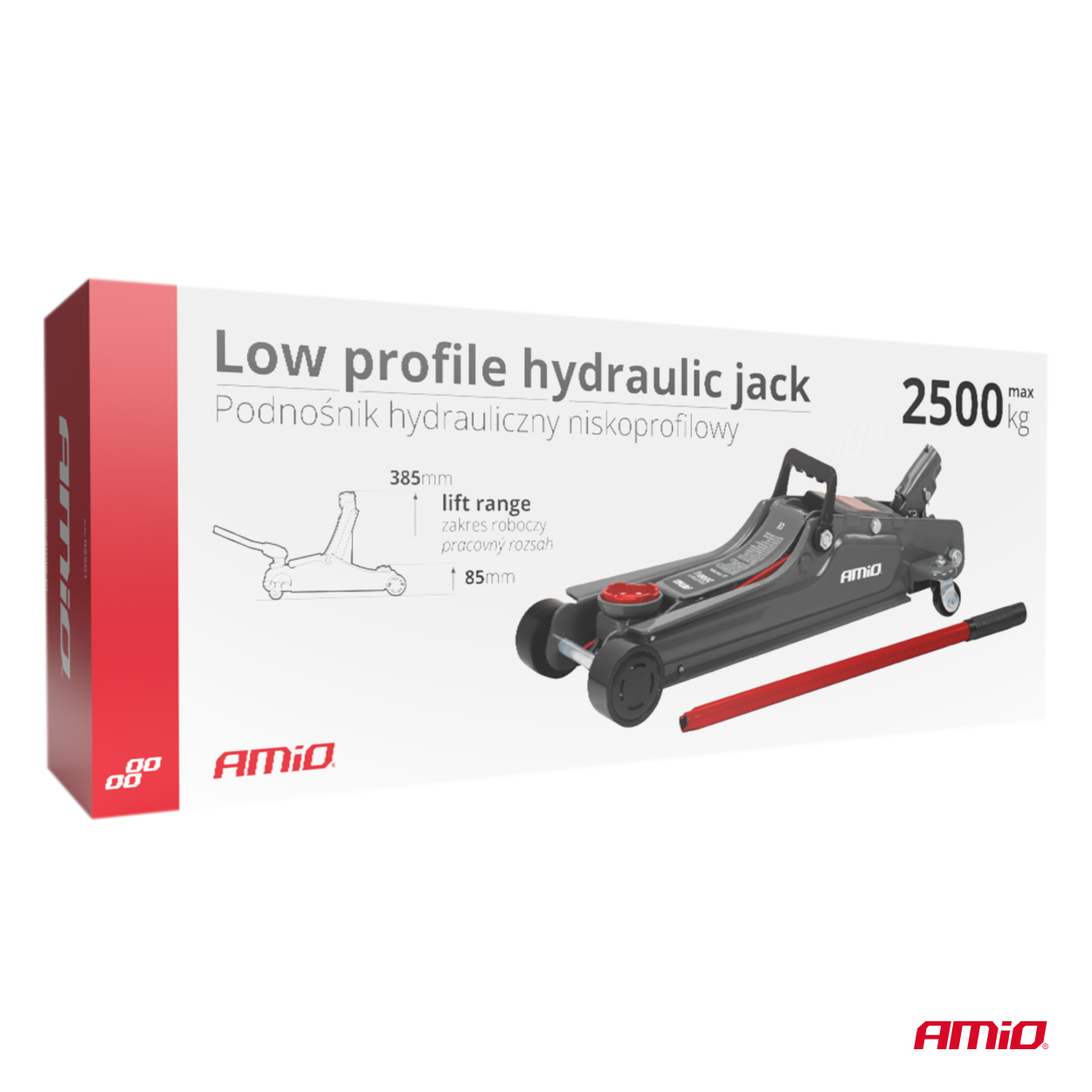Podnośnik hydrauliczny niskoprofilowy żaba 2,5T 2500 kg CE — ujęcie 11