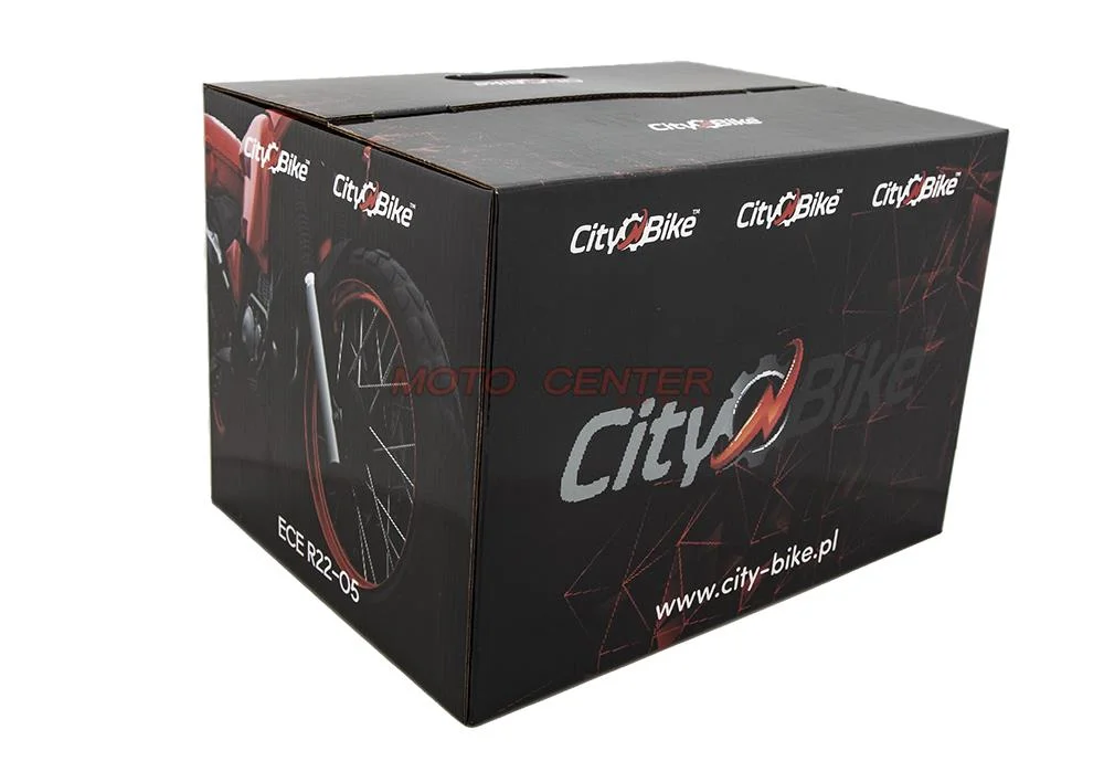 Kask motocyklowy otwarty City-Bike WL-202 czarny połysk rozmiar XS ECER22.05 — ujęcie 8