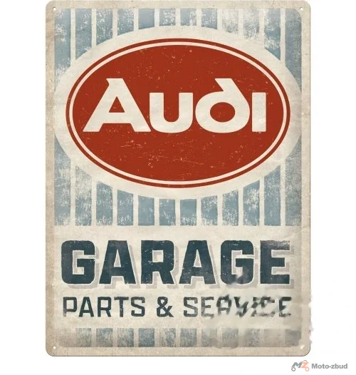 Tablica plakat 30 × 40 Audi garage 23349