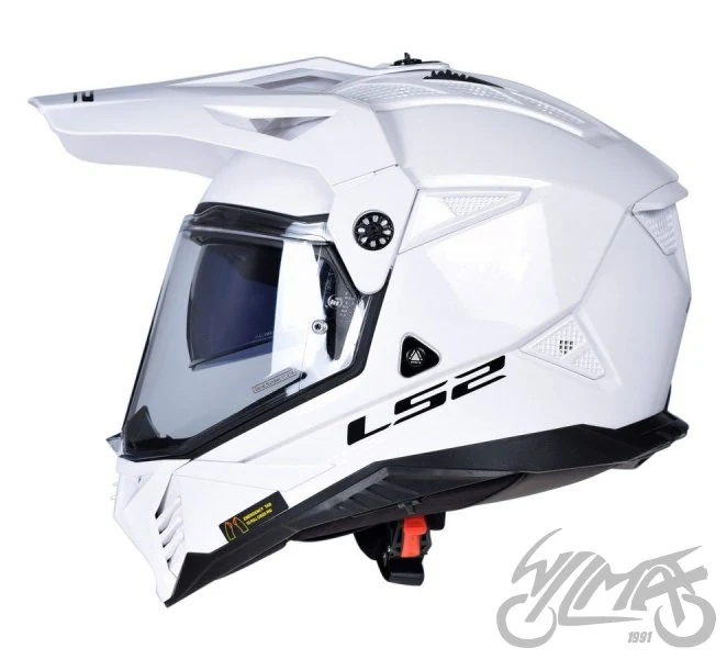Kask adventure LS2 MX702 Pioneer II White -06 — L — ujęcie 2