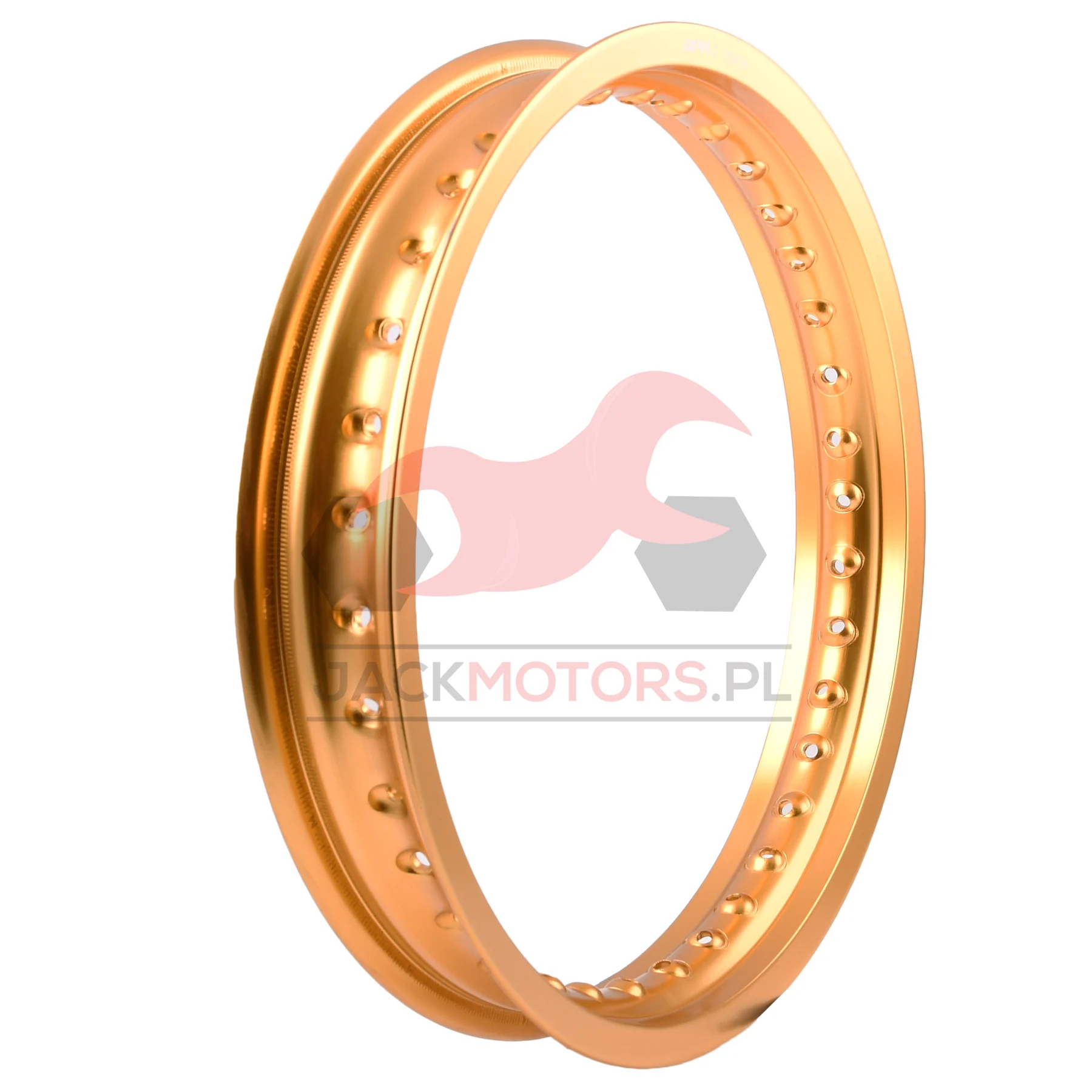 Obręcz koła Simson MZ ETZ 2,15 × 16 aluminiowa złota DPR Classic — ujęcie 2
