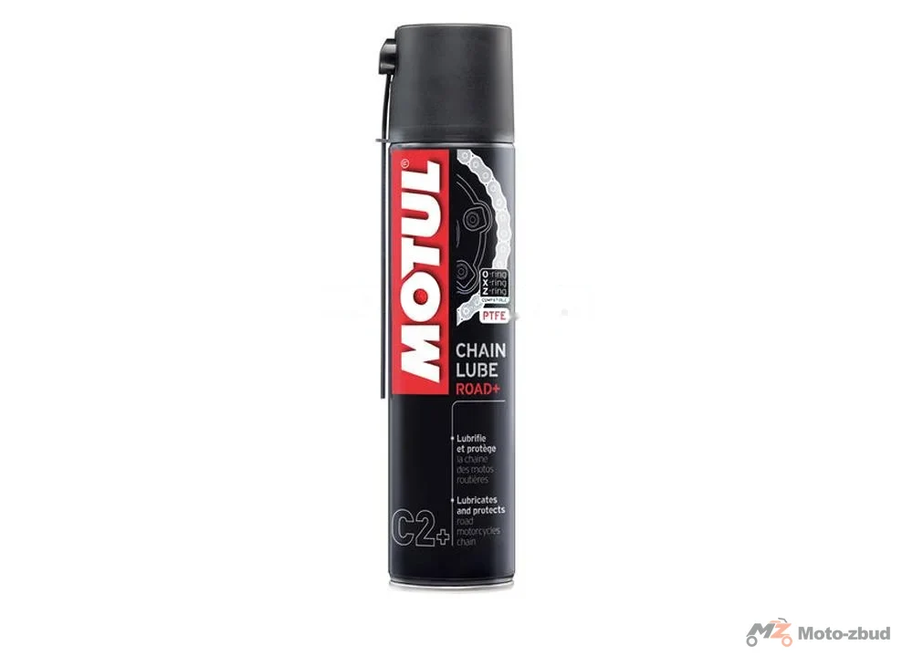 Motul C2+ Road+ 400 ml — biały smar do łańcucha z PTFE
