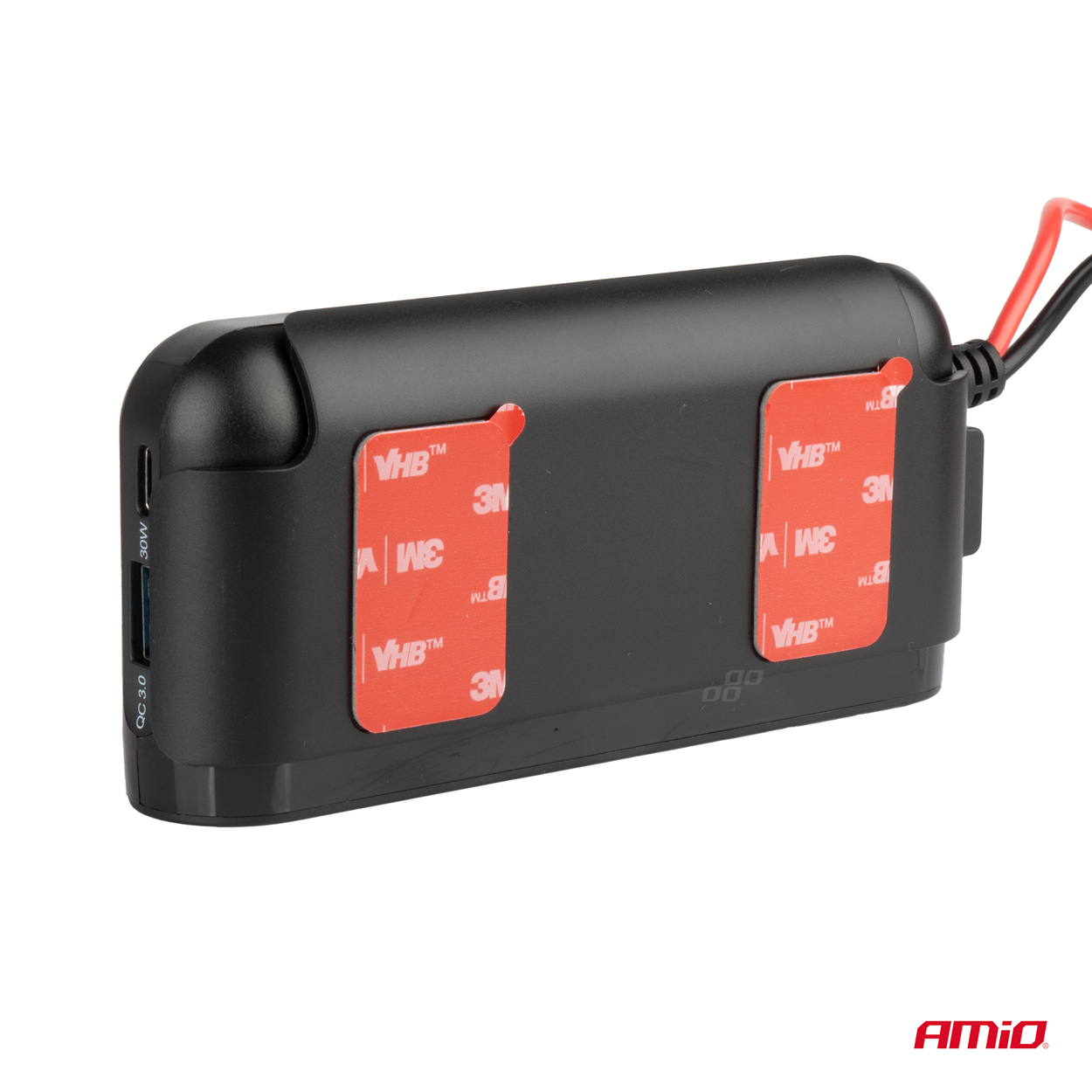 Rozdzielacz rozgałęźnik trójnik zapalniczki + woltomierz ładowarka USB USB-C 12 V 24 V — ujęcie 3