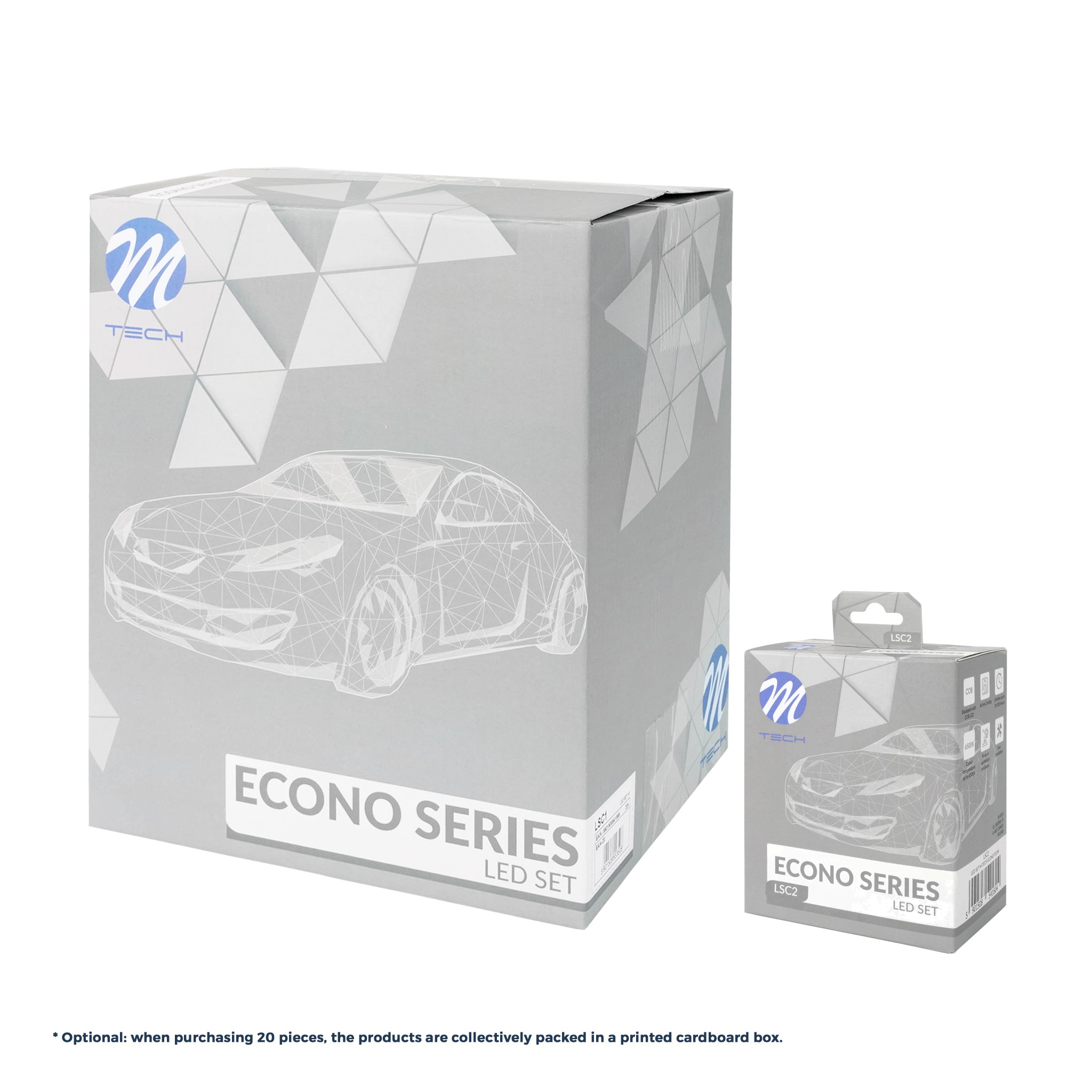 Zestaw LED 12 V 1 W P13W, 2 szt. M-Tech LSC2 — ujęcie 4