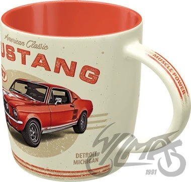 Kubek Ford mustang GT 1967 red 43076 — ujęcie 2