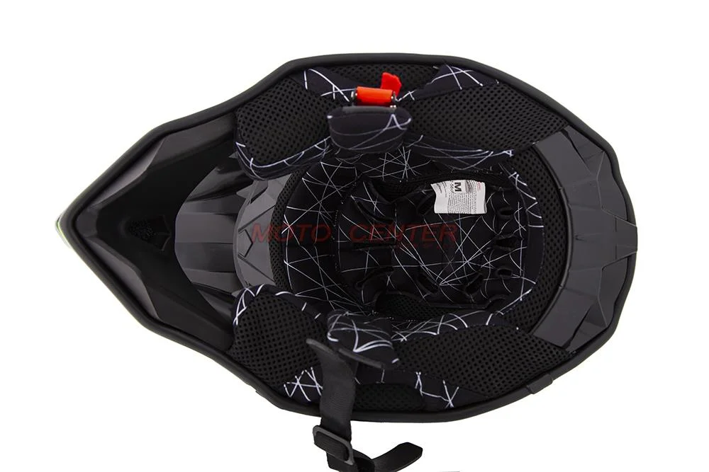 Kask crossowy BLEXX MD-902 czarny/seledyn Matowy rozmiar S Homologacja ECE R22.06 — ujęcie 7