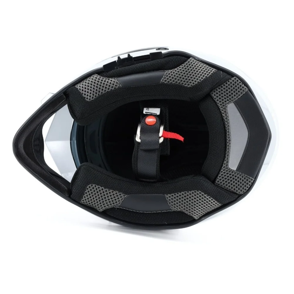 Kask VCAN model H331 nardo grey enduro z szybą i blendą szary XXL — ujęcie 7
