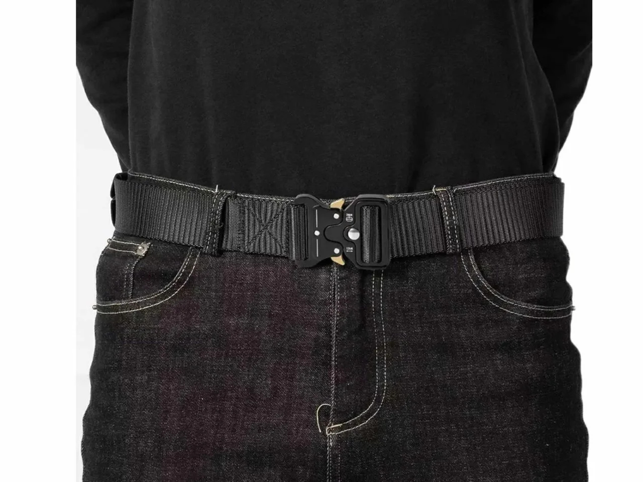 Pas taktyczny SURVIVAL 130 cm zielony — ujęcie 5