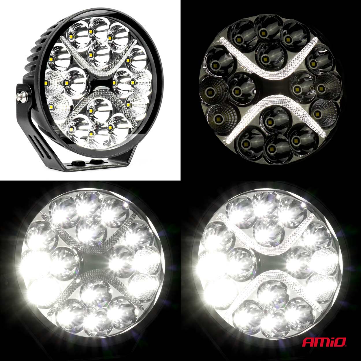 Lampa robocza drogowa LED PRO reflektor homologacja ECE R149 12 V 24 V — ujęcie 7