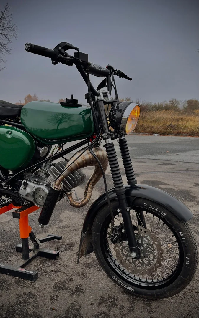 Tłumik Platek Racing Simson S60-85 cm³ cross racing JMP · carbon Evo (VM7445) — ujęcie 8