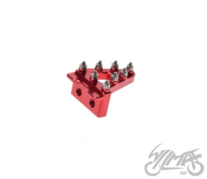 Nakładka pedału hamulca do pit bike typu CRF50 — czerwona — ujęcie 2