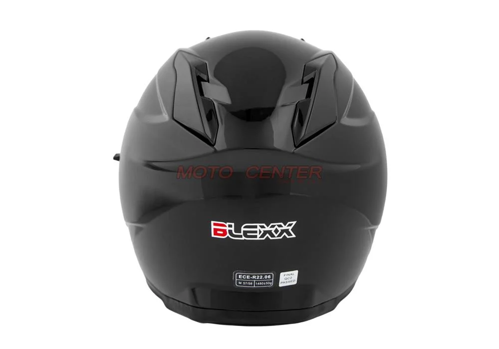 Kask motocyklowy otwarty z blendą BLEXX OF-835 czarny XL Homologacja ECE R22.06 — ujęcie 4