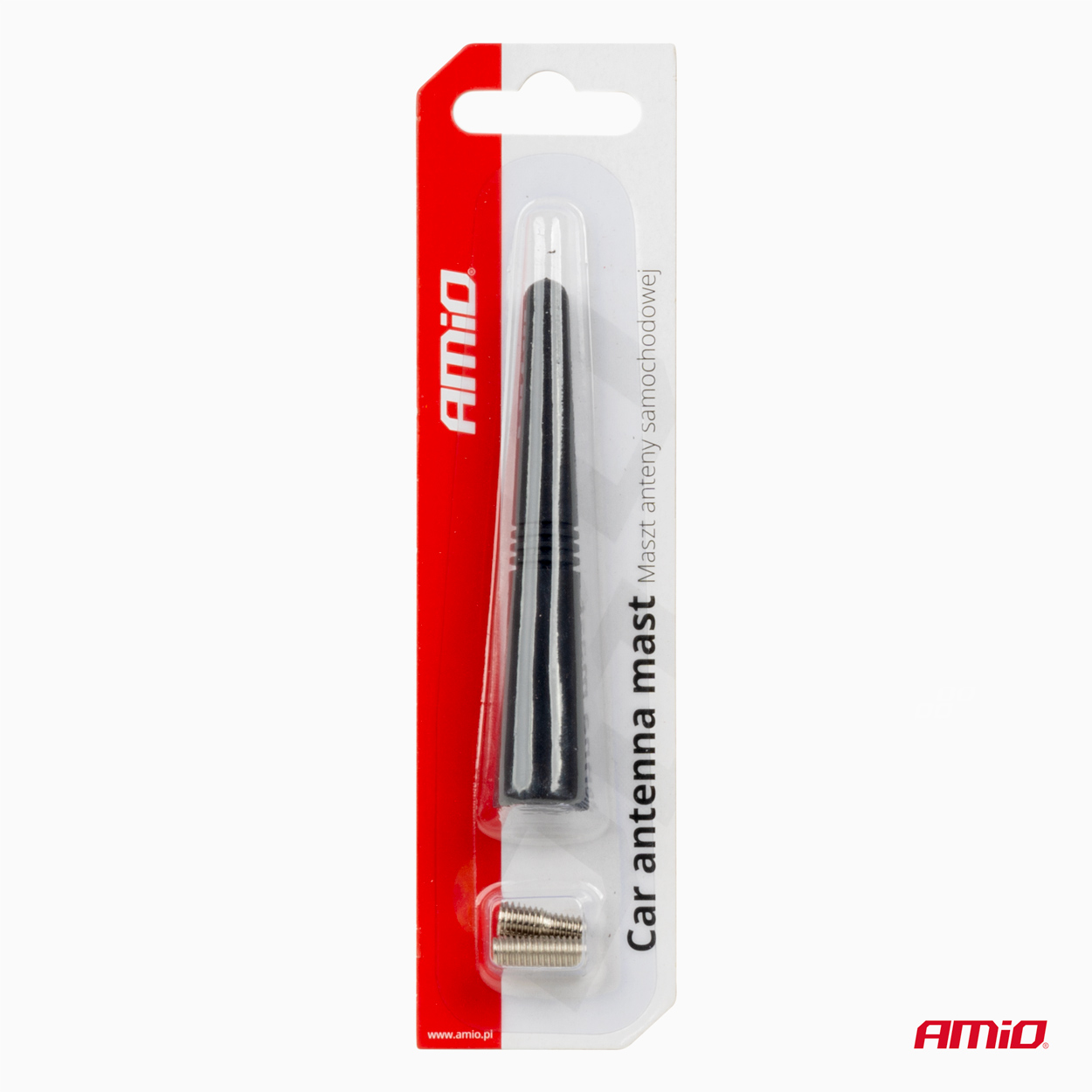 Antena samochodowa maszt anteny 9 cm z 3 adapterami 5/6/7mm ANTM09 — ujęcie 3