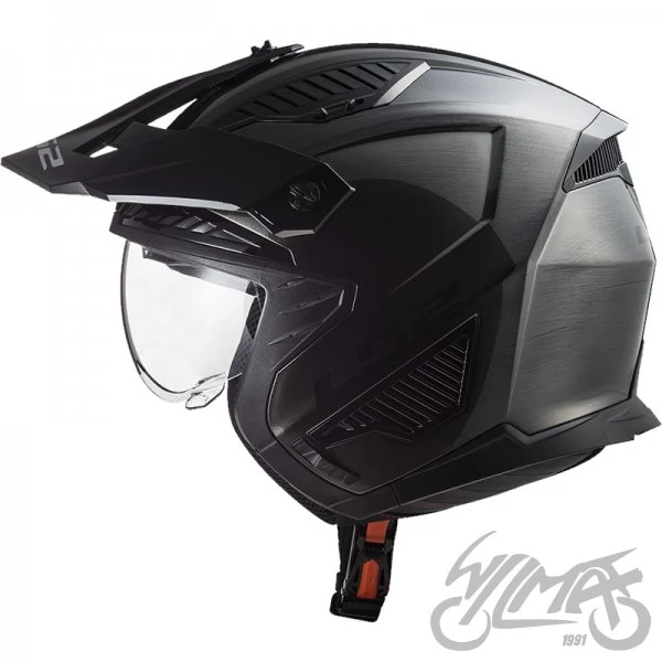 Kask LS2 OF606 Drifter jeans Titanium-06 — rozmiar L — ujęcie 3