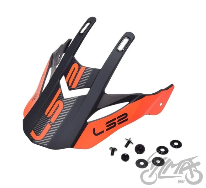 Daszek kasku MX436 evo adventurer black orange