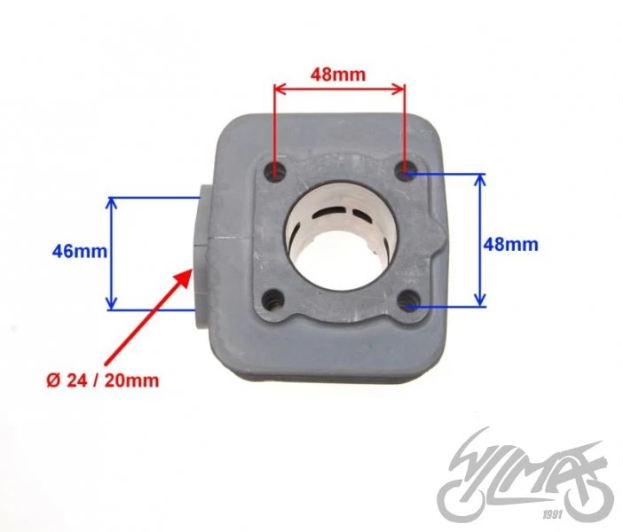 Cylinder do Piaggio 50 40,00 ceramiczny WM — ujęcie 2