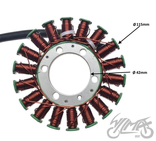 Stator 18 cewek do Polaris Sportsman 500 4x4 — 2008–2009 — ujęcie 2