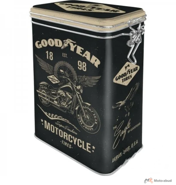 Puszka z klipsem Goodyear motorcycle 31116