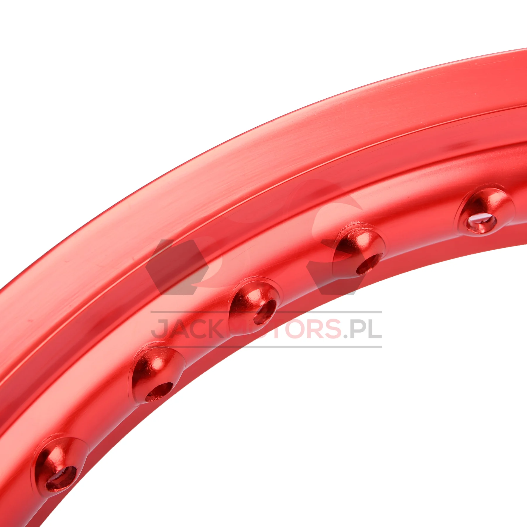 Obręcz koła Simson MZ ETZ 2,15 × 16 aluminiowa czerwona DPR Classic — ujęcie 4