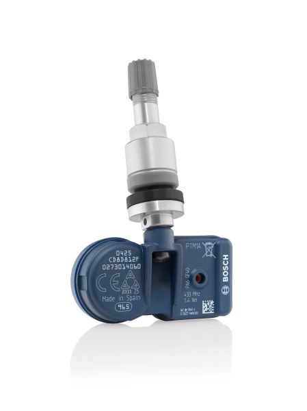Czujnik TPMS uniwersalny zawór aluminiowy srebrny 433 MHz BOSCH 0 273 014 060