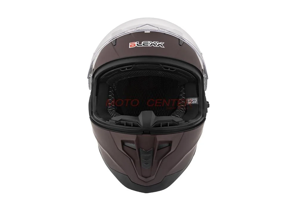 Kask zamknięty z blendą BLEXX FF938 Merlot mat S ECER22.06 — ujęcie 3