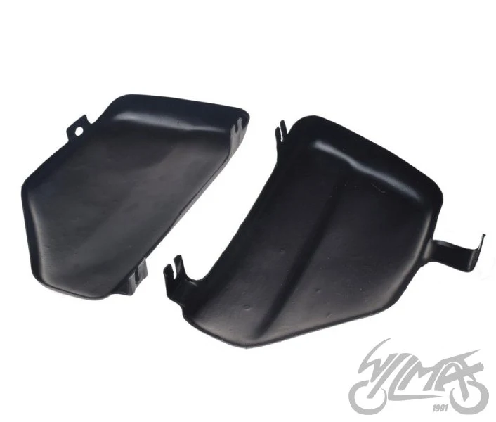Czarne pokrywy boczne do WSK 125 / 175 — komplet WS5552 — ujęcie 2