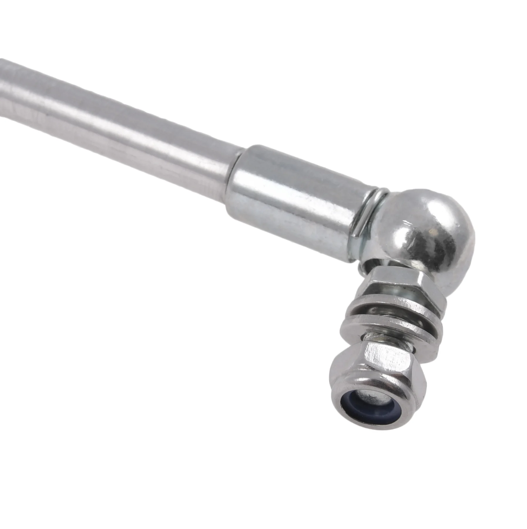 Pręt cięgno hamulca tył Simson 485 mm srebrny CNC racing JMP — ujęcie 3