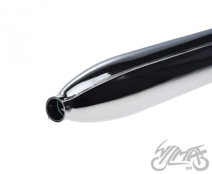 Tłumiki do Jawy 250 / 350 OLD, cygaro z flanszą — komplet 2 szt. JW8003 — ujęcie 2