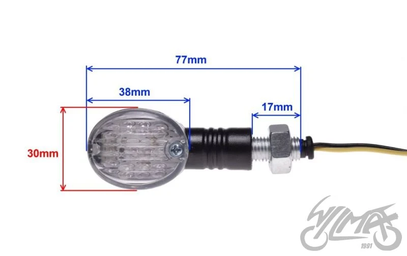 Kierunkowskaz LED 12 V lewy tylny — AM1322L — 1 sztuka — ujęcie 2