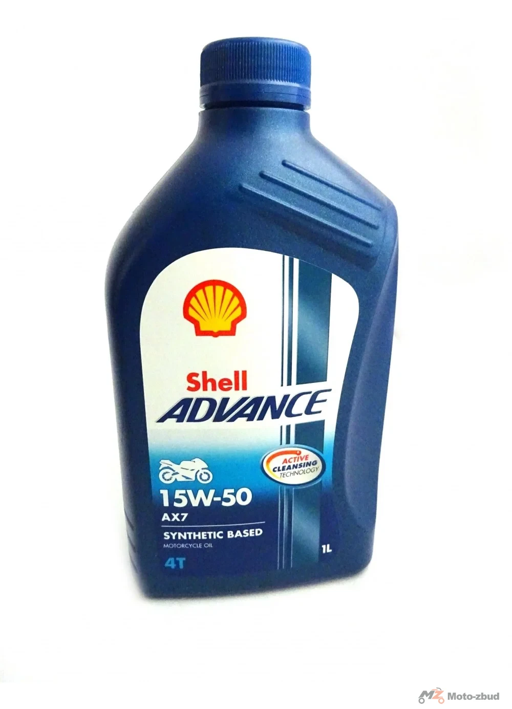 Shell olej silnikowy advance AX7 4T 15 W-50 (SM/MA2) półsyntetyczny (1litr)